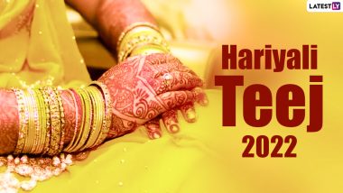 Hariyali Teej 2022 Date & Time in India: Tritiya Tithi, Shubh Muhurat, Significance and Puja Vidhi of the First Sawan Teej Celebrated by Married Hindu Women